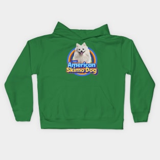 American Skimo Dog Kids Hoodie